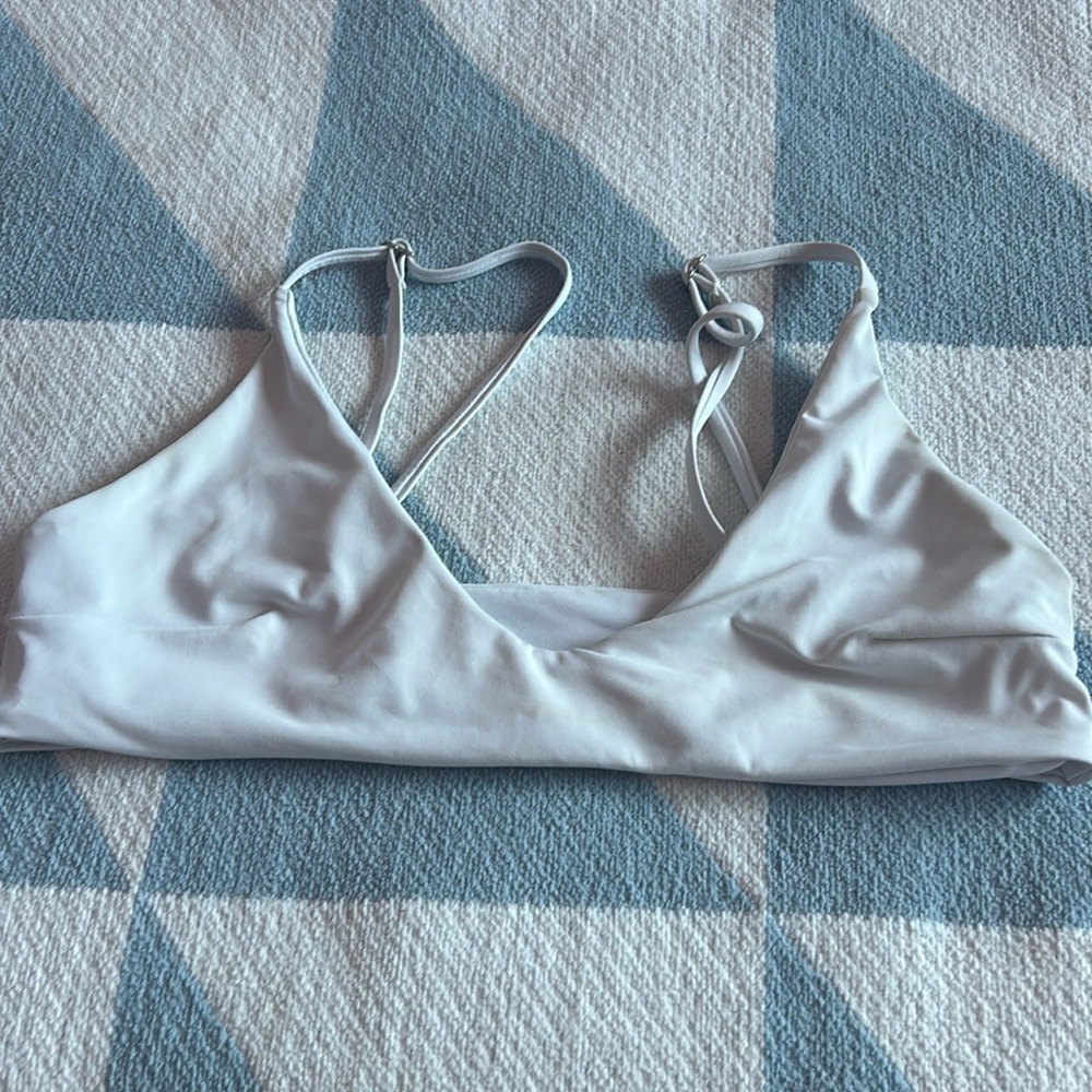 White bikini top